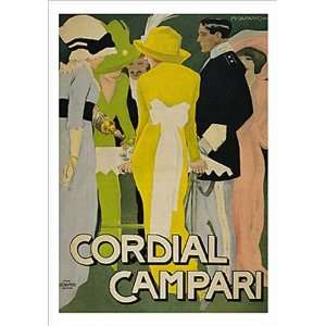  Cordial Campari by Marcello Dudovich Poster Print, 19 