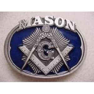  BLUE & SILVERPLATED Symbol G Emblem BELT Buckle. NEW FACTORY DIRECT 