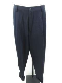 PHILIPPE ADEC Navy Blue Wool Pants Slacks Sz 8  