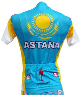 MOA Astana CYCLING JERSEY Full Zip ROAD  