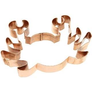 Old River Road Crab Shape Cookie Cutter, Copper