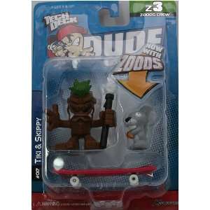  Tech Deck Dude Evolution Zoods Crew #017 Tiki and Skippy 