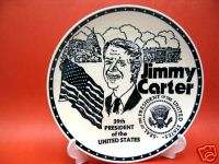 JIMMY CARTER 39TH PRESIDENT OF THE U.S.A. CERAMIC PLATE  