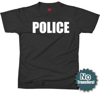 POLICE Officer Cop Tee Law Enforcement Cool New T shirt  