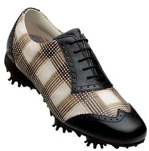 FOOTJOY WOMENS LOPRO GOLF SHOES 2012 BROWN PLAID 97174 NEW 