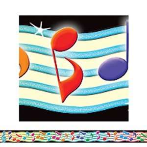  Musical Notes Straight Border Trim: Office Products