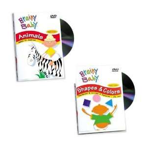    Brainy Baby Assembly DVDs   Shapes & Colors and Animals: Baby