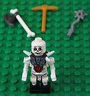 New LEGO MiniFig: BONEZAI + 3 Weapons + Armor 2115 Ninja Ninjago Bone 