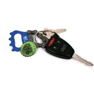  Recycled Bike Chain Bottle Opener & Key Chain  Assorted 