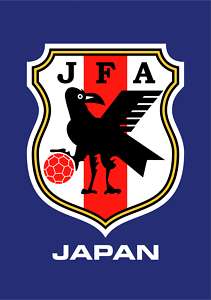 Japan Football Association JFA Soccer Car Sticker 4X5  