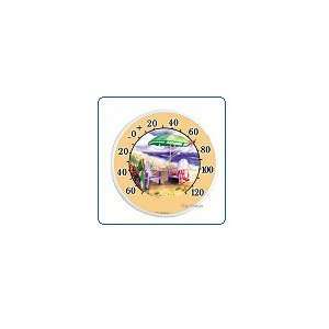  Chaney Instrument Co. Beach Scene Pool Deck Thermometer 