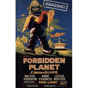  Forbidden Planet (1956) 27 x 40 Movie Poster Style C