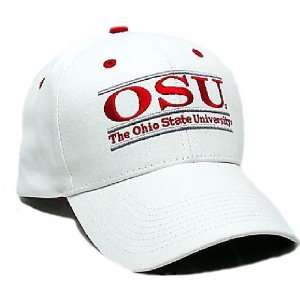  Ohio State Buckeyes White College Bar Cap By The Game 