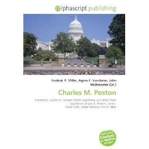  Charles M. Poston (9786133848733): Books