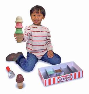  Melissa & Doug Deluxe Ice Cream Parlor Set: Toys & Games