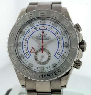Rolex Yachtmaster II $43,700.00 Mens 18k White Gold 44mm watch 