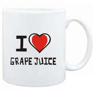  Mug White I love Grape Juice  Drinks: Sports & Outdoors