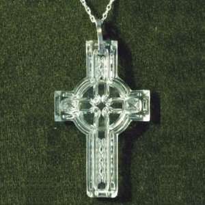 Waterford Crystal Waterford Irish Celtic Cross Pendant   New in 