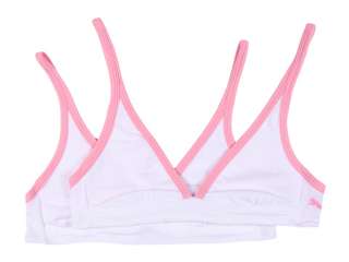 PUMA WOMEN Bra 2 Pair Pack PINK CAT SM  