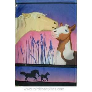  Whispering Horses Garden Flag 