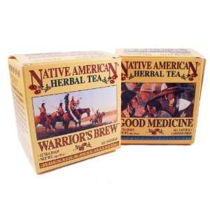   Medicine & Warriors Brew Native American Herbal Tea 