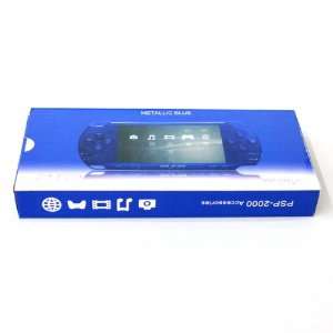 PSP 2000 Full Housing Case Shell Faceplate Dark Blue