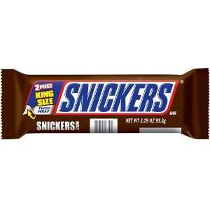 Snickers Bar, King Size 2 Piece, 3.29 Grocery & Gourmet Food