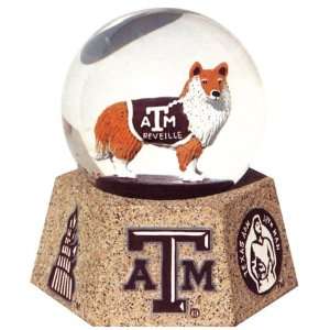  Texas A&M Aggies Musical Mascot Water Snow Globe: Sports 