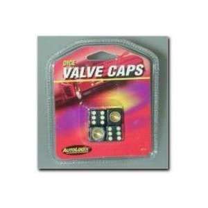  DICE VALVE CAPS BLACK  SET/4 Automotive