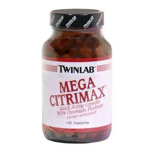  Twinlab Mega CitriMax with Chromium Picolinate, 100 