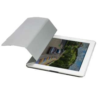 White Magnetic Smart Cover + Back Case for Apple iPad 2  