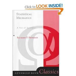  Statistical Mechanics Richard Phillips Feynman Books