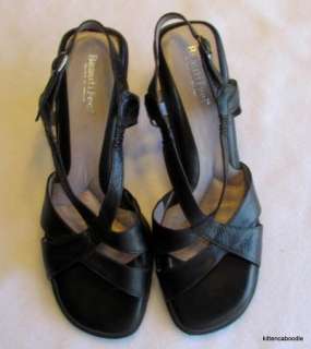 Wmns Beautifeel Black High Heel Sandal Shoe Sz 40 9 9.5  