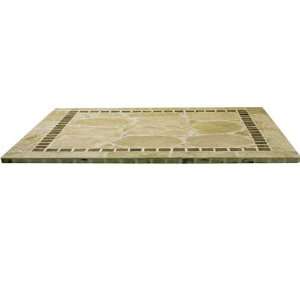  Atcostone Sand Beige Rectangle Table Top: Home & Kitchen