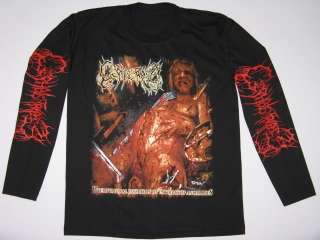CEPHALOTRIPSY Death Metal Long Sleeve T Shirt Size M  