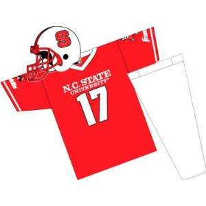   Wolfpack Youth NCAA Team Helmet and Uniform Set by Franklin Sports