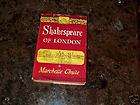 SHAKESPEARE OF LONDON BY MARCHETTE CHUTE 1ST ED 1949 HB  