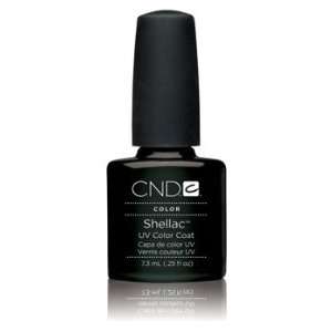   CND Shellac UV Color Coat   Gel Nail Polish   Black Pool: Beauty