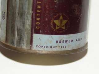   Gold Medal CONE TOP BEER CAN Wilke Barre PA 1930 Nice *RARE*  