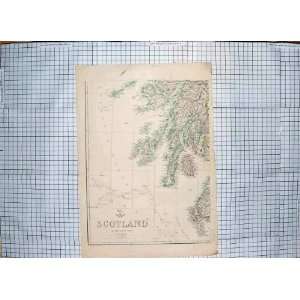   : ANTIQUE MAP c1790 c1900 SCOTLAND ARRAN ISLAY CLYDE: Home & Kitchen