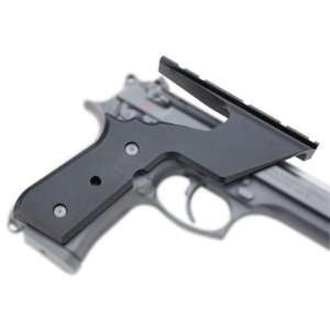  Handgun Scope Mount Black, Fits Glock W/Acc Rail Sports 