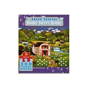   Home 300 pieced Jigsaw Puzzle, Black Sheep Wool Farm: Toys & Games
