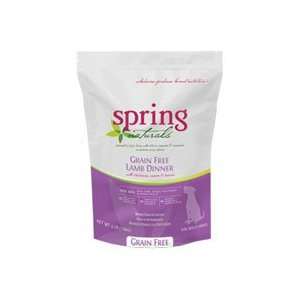   Spring Naturals Grain Lamb Dinner Dry Dog Food 4 lb bag: Pet Supplies