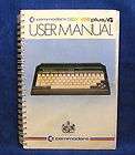 Commodore Plus/4 User Manual Vintage Classic Computer Book 1980s + 4 