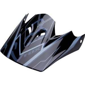  Fox Racing Rampage Helmet Visor Black/Grey/White No Size 