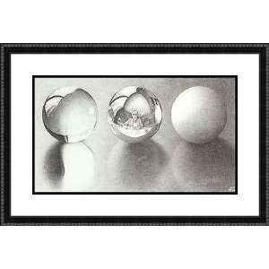  Three Spheres II by M.C. (Maurits Cornelius) Escher 