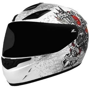   : SPEED & STRENGTH FAME & FORTUNE SS1000 HELMET WHITE SM: Automotive