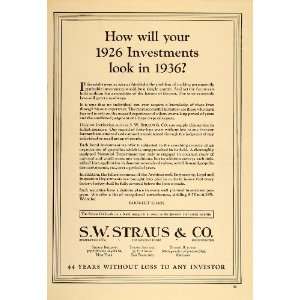   New York Securities Investment   Original Print Ad
