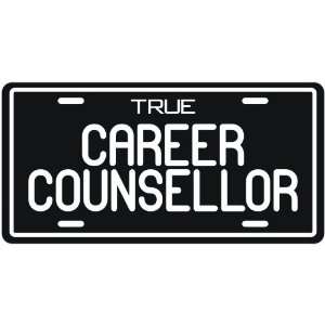  New  True Career Counsellor  License Plate Occupations 