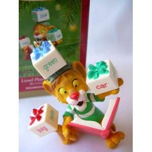  2001 Hallmark Ornament Between The Lions Lionel Plays With 